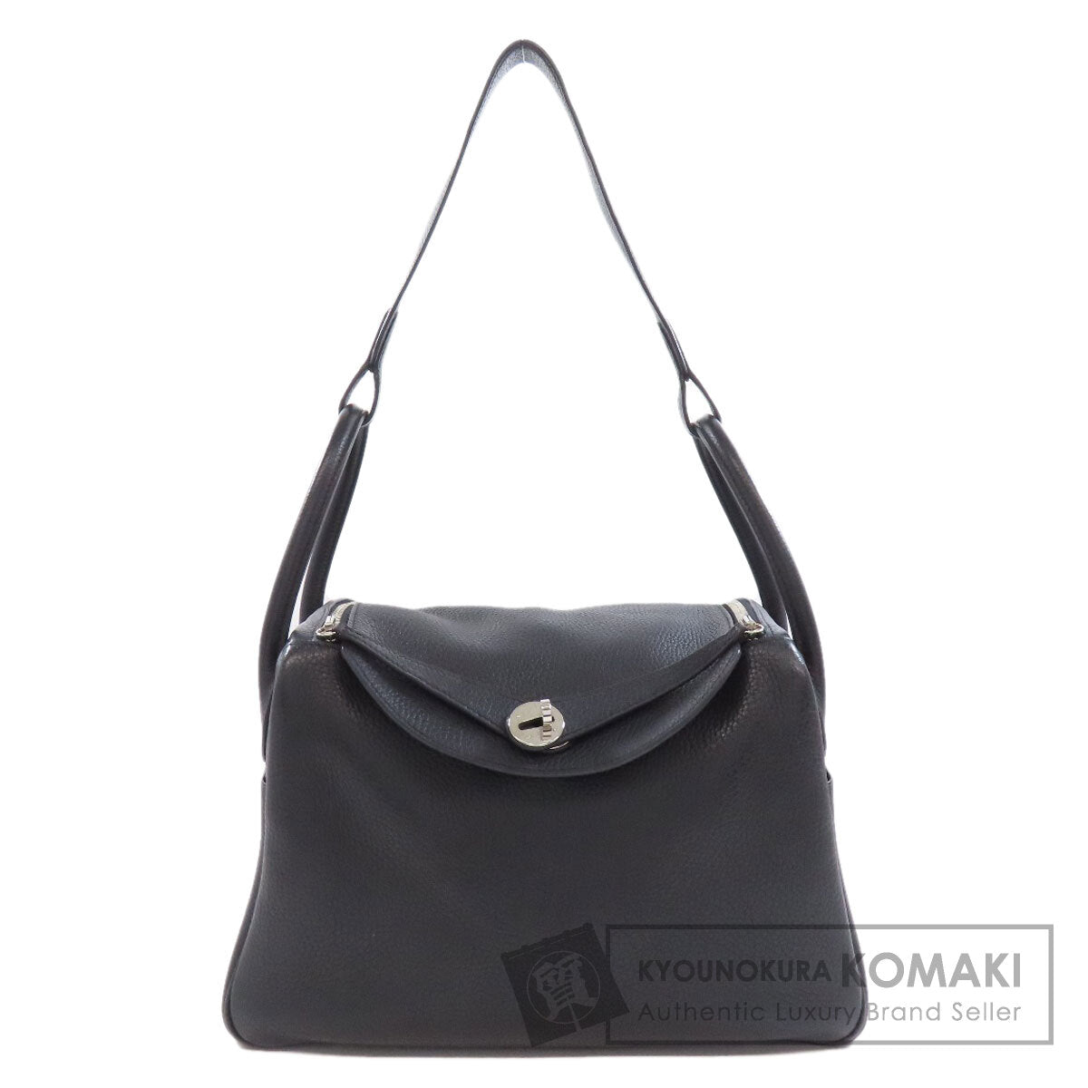 HERMES Lindy 30 SilverHardware Handbag Taurillon Clemence Ladies [Used]