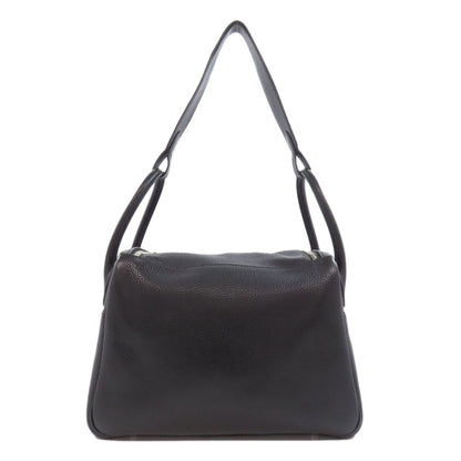 HERMES Lindy 30 SilverHardware Handbag Taurillon Clemence Ladies [Used]