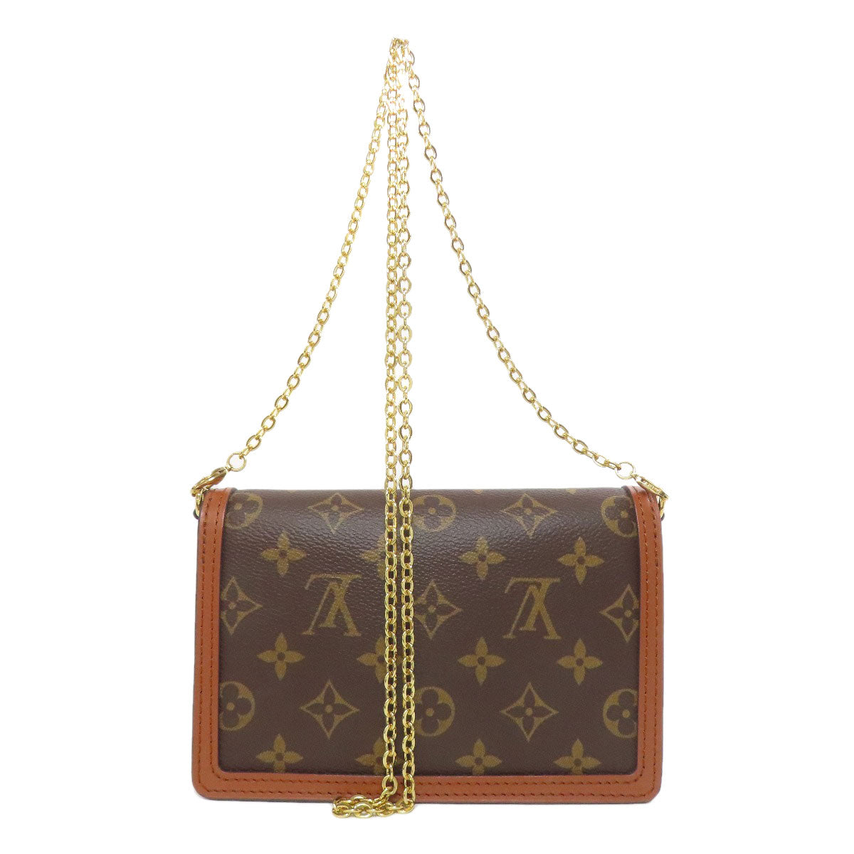 LOUIS VUITTON M68746 Portefeiulle Dauphine Shoulder Bag Monogram reverse Ladies [Used]