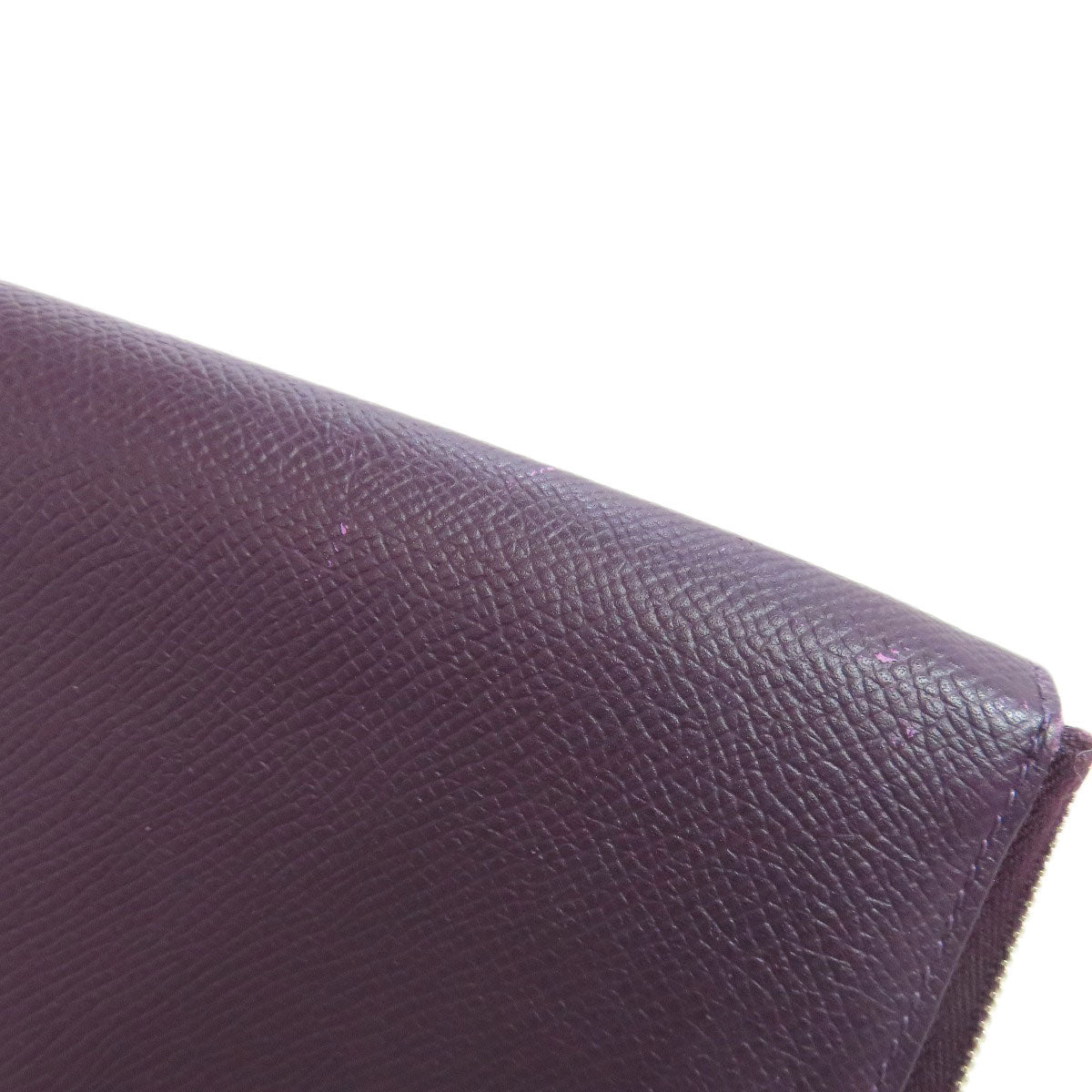 HERMES Azap Silkin Long SilverHardware Long wallet (with coin pocket) Epsom Ladies [Used]