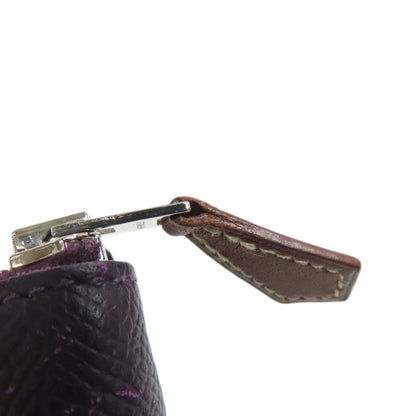 HERMES Azap Silkin Long SilverHardware Long wallet (with coin pocket) Epsom Ladies [Used]