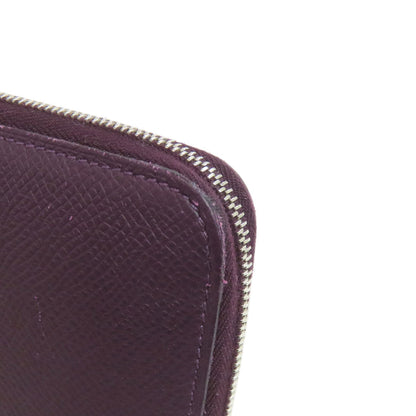 HERMES Azap Silkin Long SilverHardware Long wallet (with coin pocket) Epsom Ladies [Used]