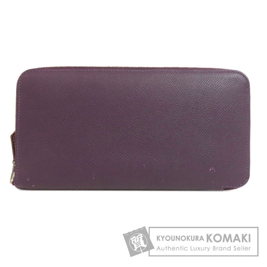 HERMES Azap Silkin Long SilverHardware Long wallet (with coin pocket) Epsom Ladies [Used]