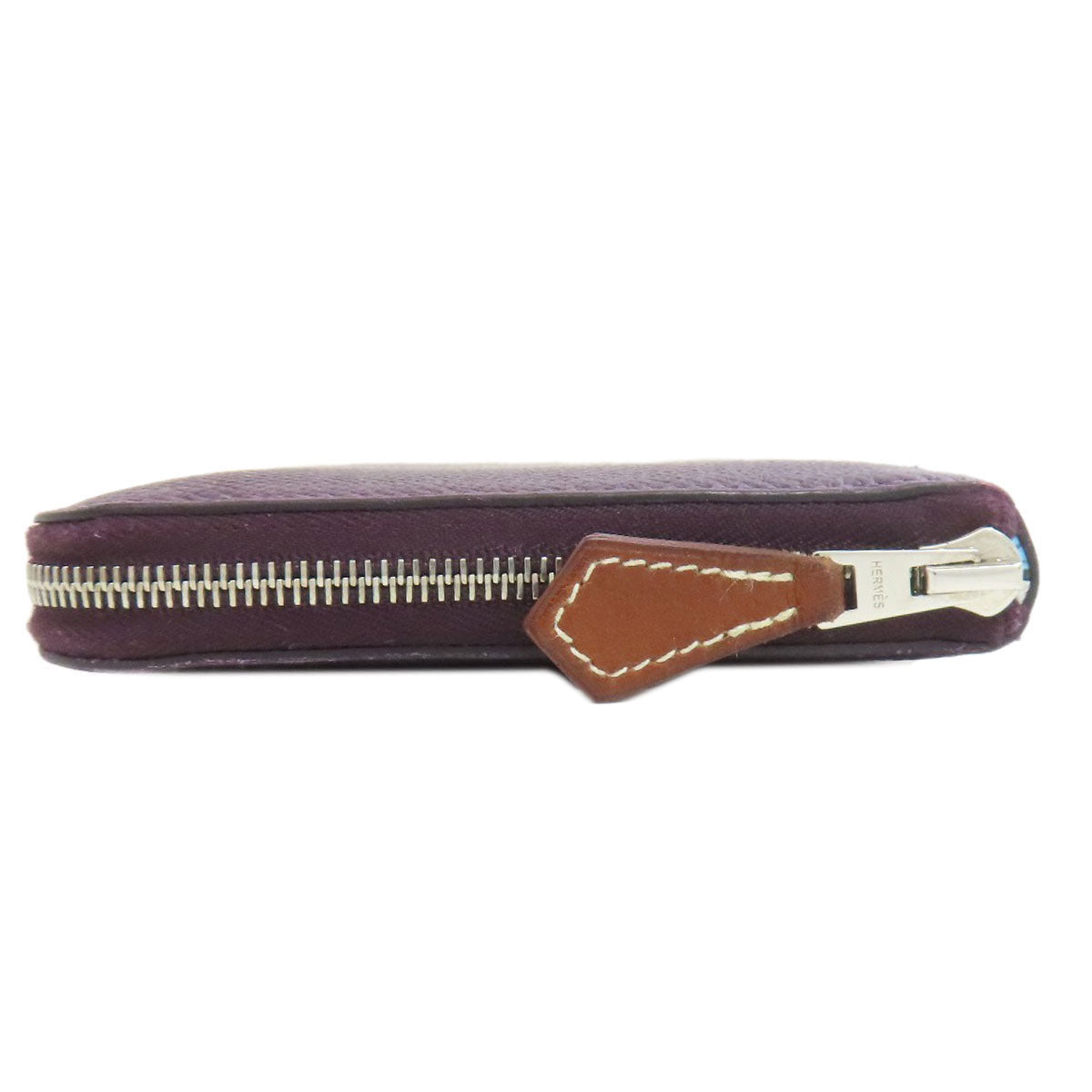 HERMES Azap Silkin Long SilverHardware Long wallet (with coin pocket) Epsom Ladies [Used]