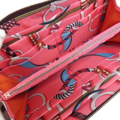 HERMES Azap Silkin Long SilverHardware Long wallet (with coin pocket) Epsom Ladies [Used]