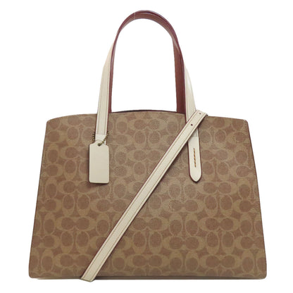 COACH  31210 Signature 2WAY Tote Bag  PVC Ladies [Used]