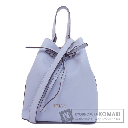 Furla Ribbon 2WAY Handbag Leather Ladies [Used]