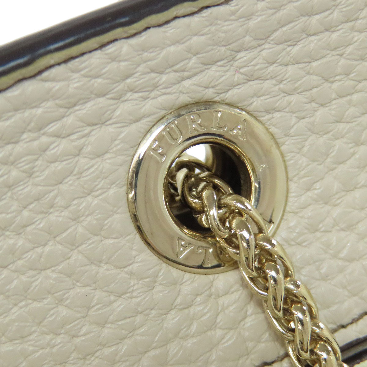 Furla Chain bag Shoulder Bag Leather Ladies [Used]