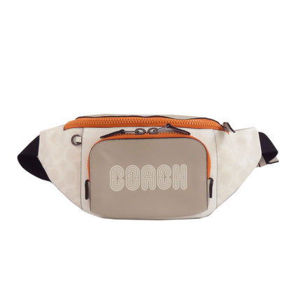 COACH C8129 logo body bag Leather Ladies [Used]