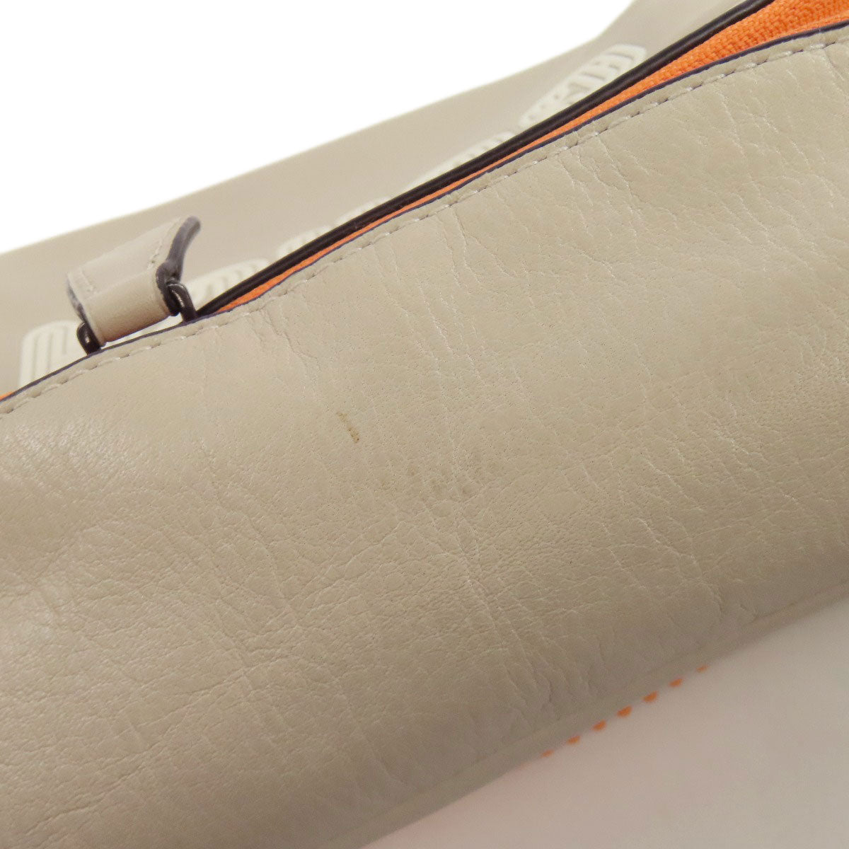 COACH C8129 logo body bag Leather Ladies [Used]