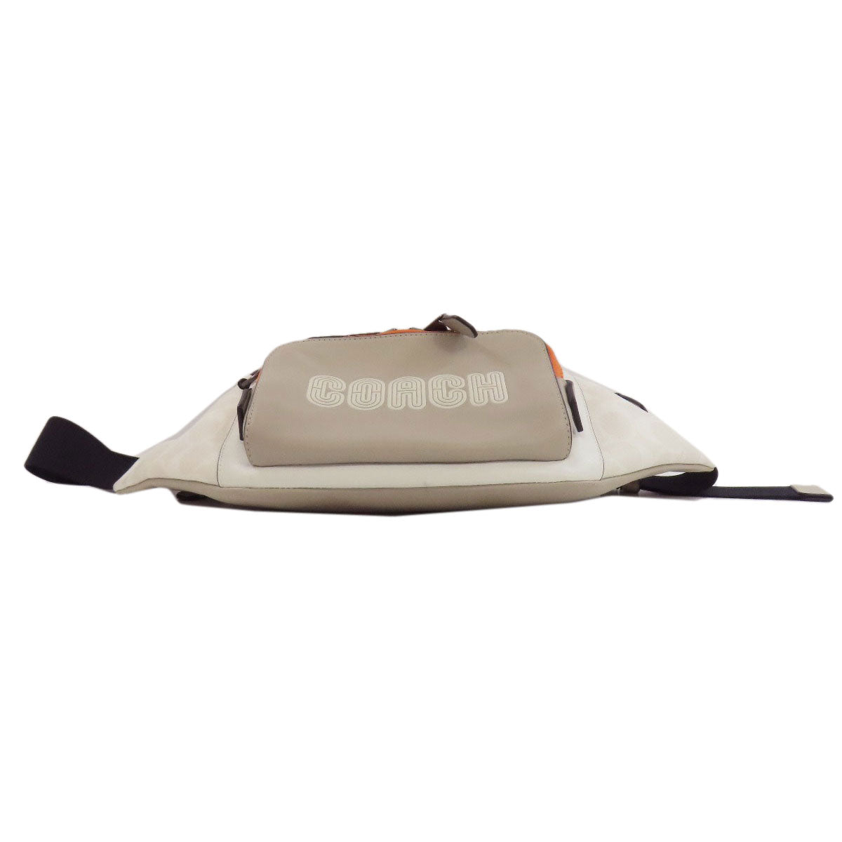 COACH C8129 logo body bag Leather Ladies [Used]