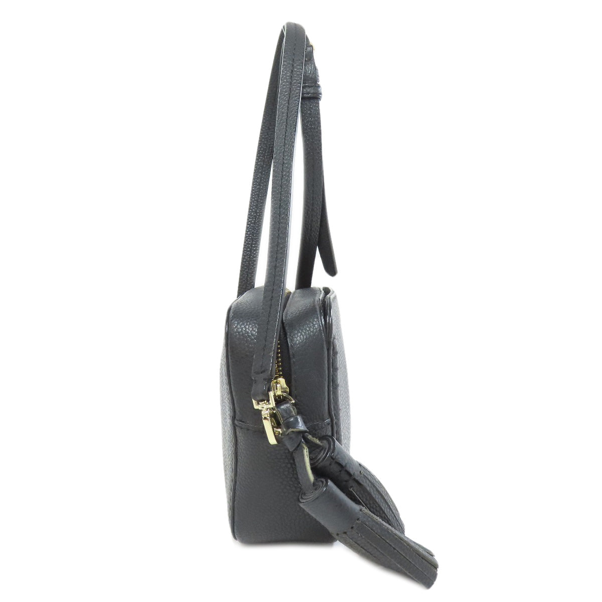 kate spade logo Shoulder Bag Leather Ladies [Used]