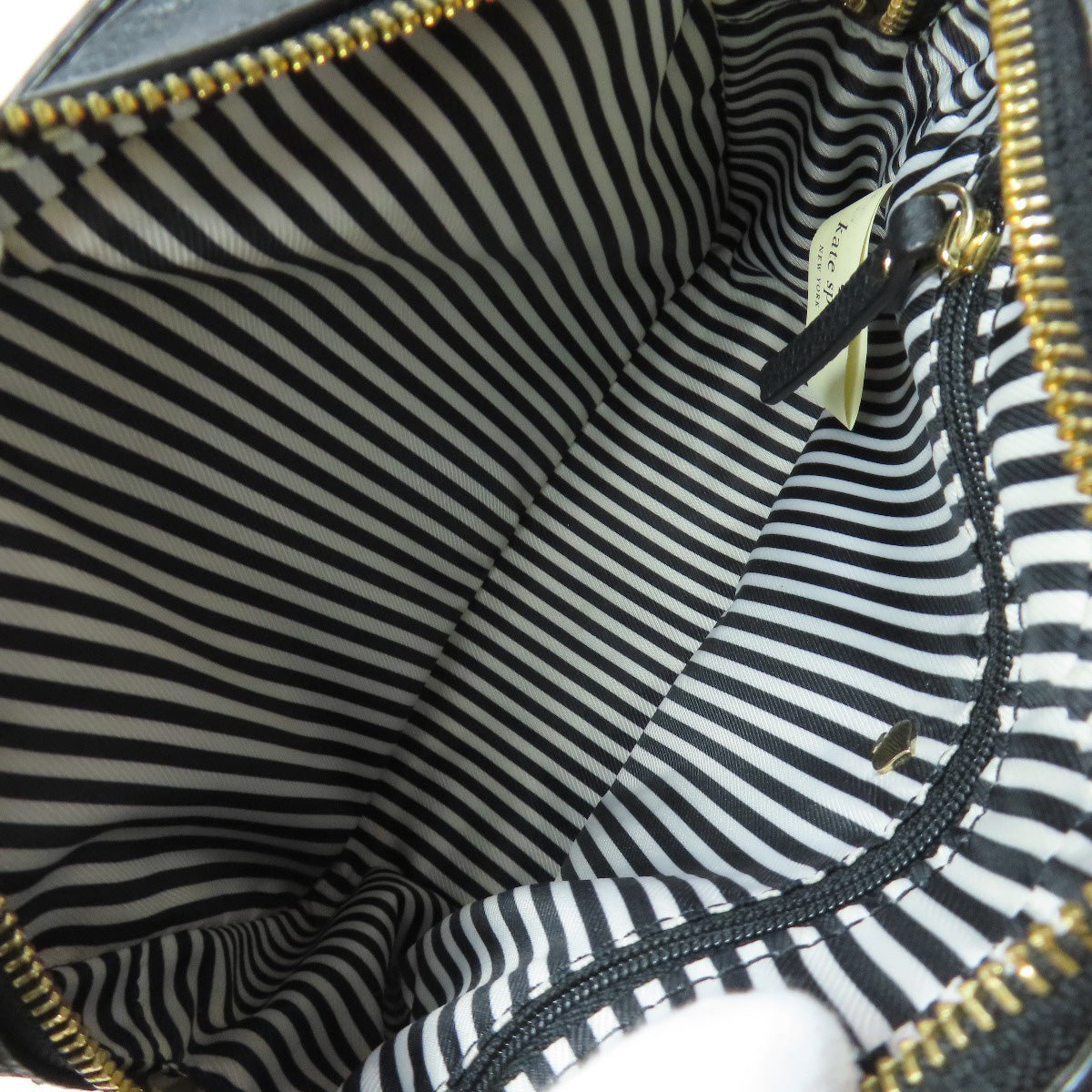 kate spade logo Shoulder Bag Leather Ladies [Used]