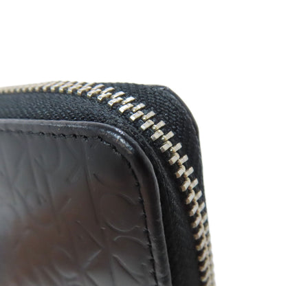 Calvin Klein logo Long wallet (with coin pocket) Leather Ladies [Used]