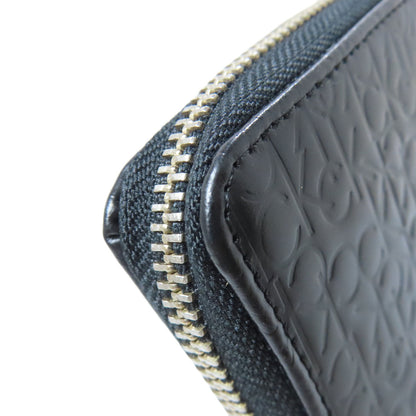 Calvin Klein logo Long wallet (with coin pocket) Leather Ladies [Used]