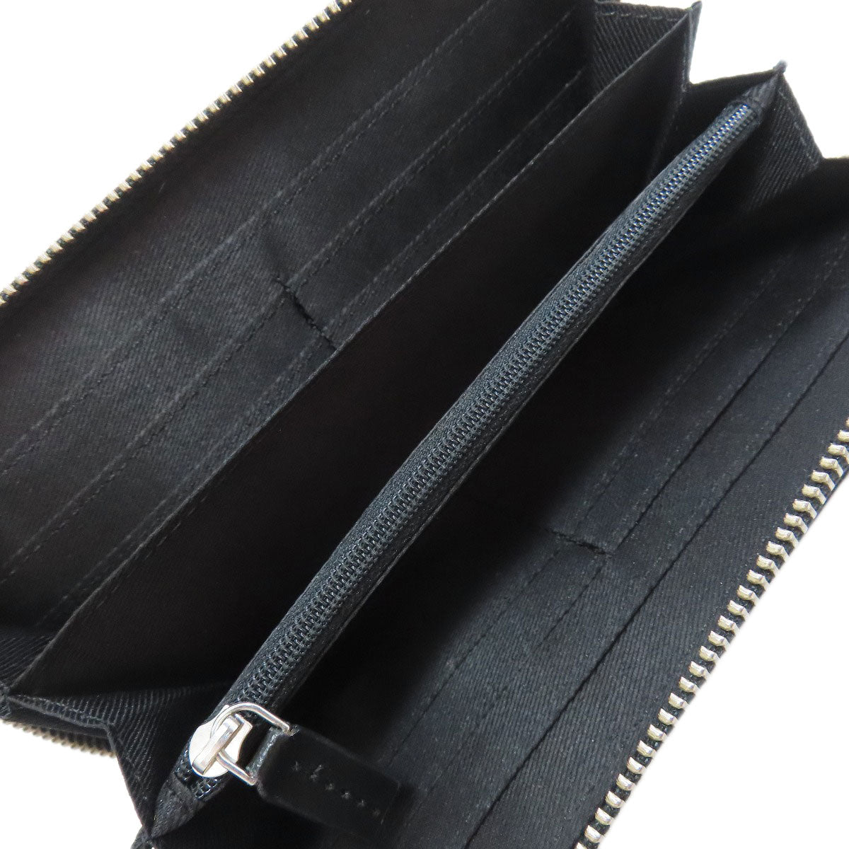 Calvin Klein logo Long wallet (with coin pocket) Leather Ladies [Used]