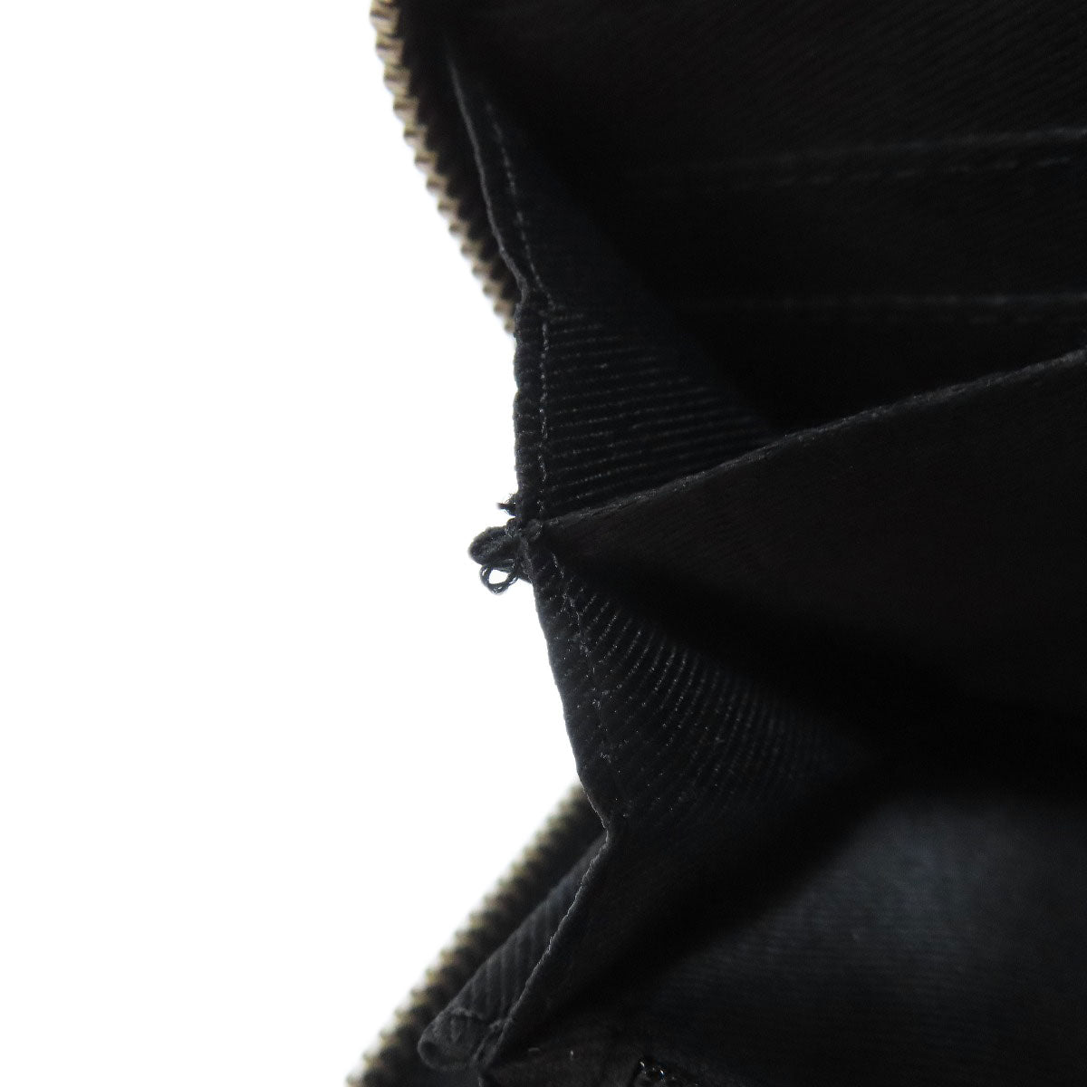 Calvin Klein logo Long wallet (with coin pocket) Leather Ladies [Used]