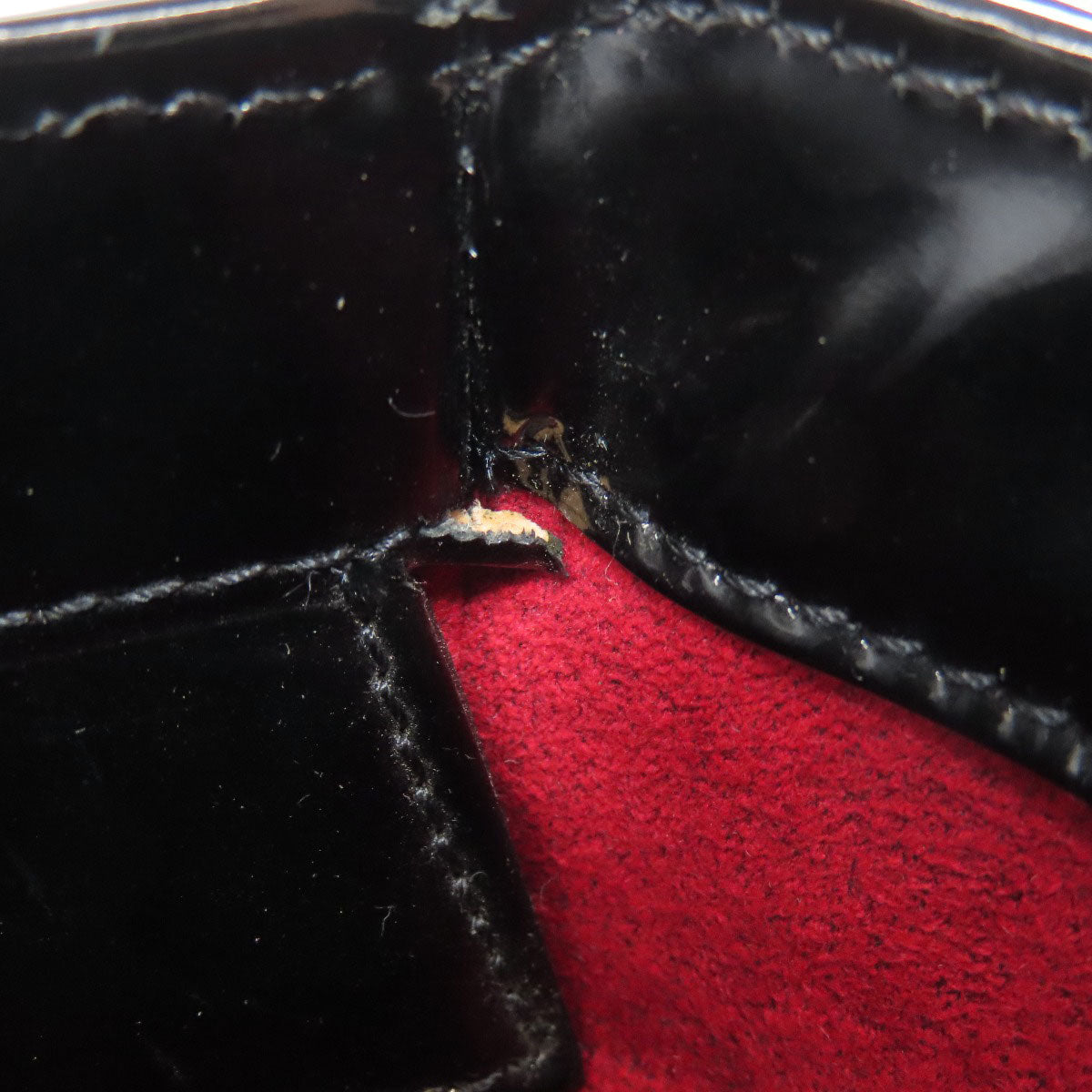 CHANEL Choco Bar SilverHardware Tote Bag Enamel Ladies [Used]