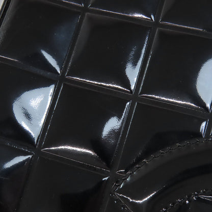 CHANEL Choco Bar SilverHardware Tote Bag Enamel Ladies [Used]