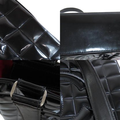 CHANEL Choco Bar SilverHardware Tote Bag Enamel Ladies [Used]