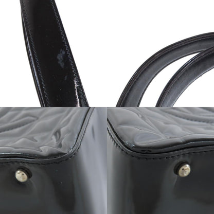 CHANEL Choco Bar SilverHardware Tote Bag Enamel Ladies [Used]