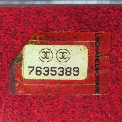 CHANEL Choco Bar SilverHardware Tote Bag Enamel Ladies [Used]