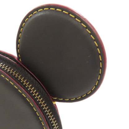COACH F59071 ディズニーコラボ ミッキー coin purse Leather Ladies [Used]