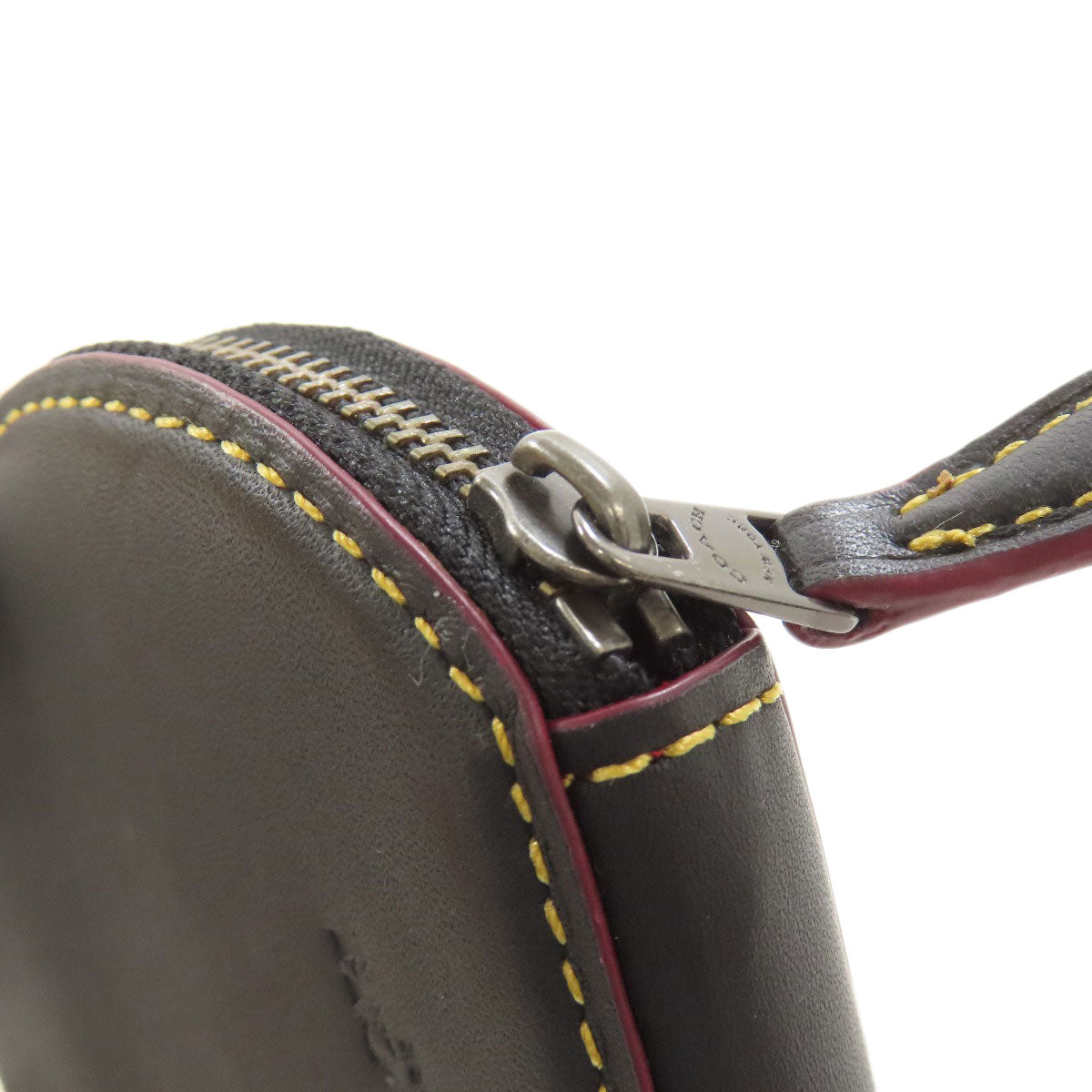 COACH F59071 ディズニーコラボ ミッキー coin purse Leather Ladies [Used]