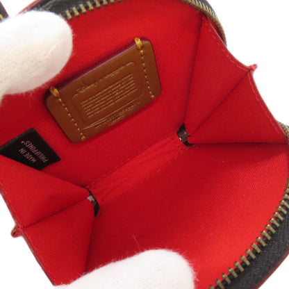 COACH F59071 ディズニーコラボ ミッキー coin purse Leather Ladies [Used]