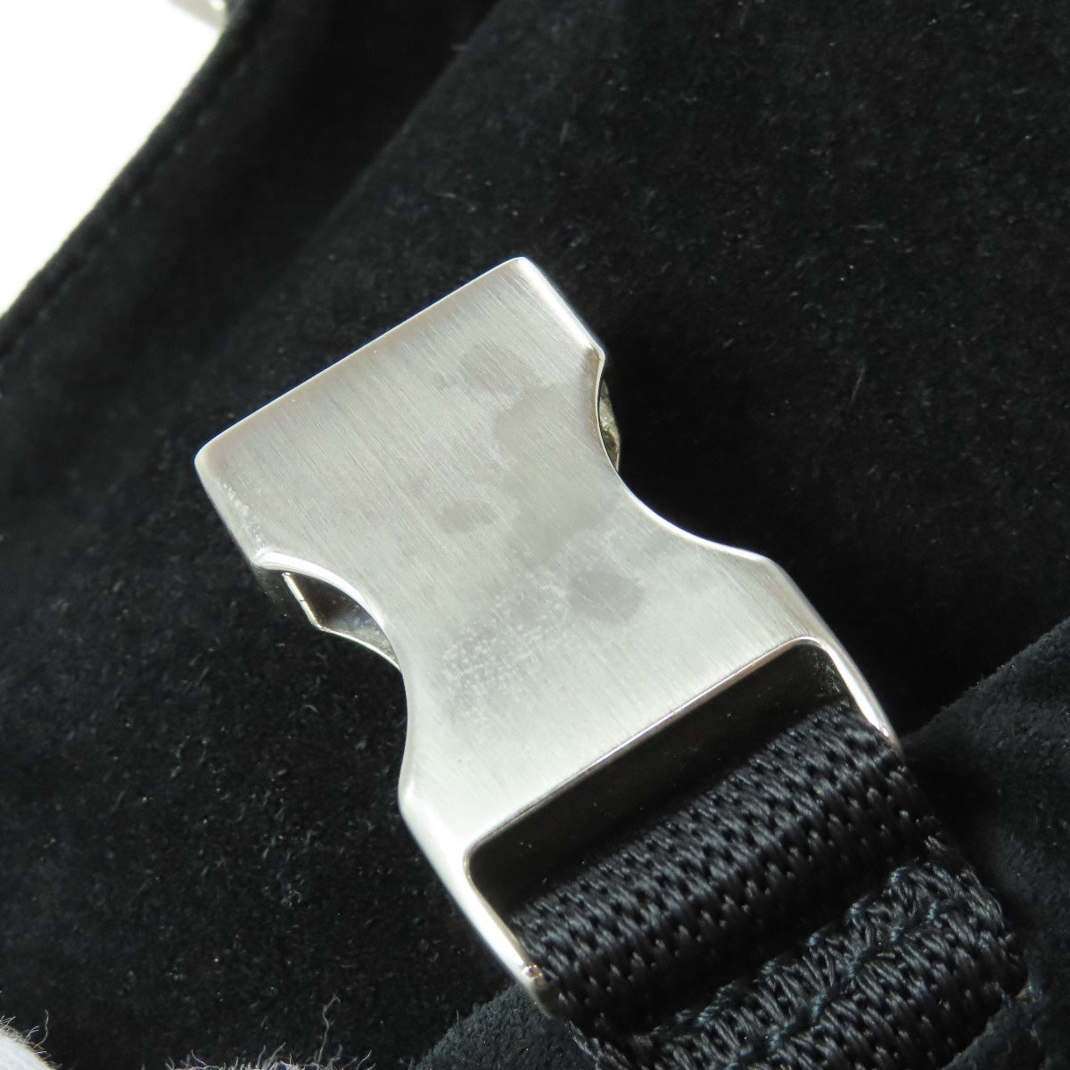 PRADA logo Shoulder Bag Suede Ladies [Used]