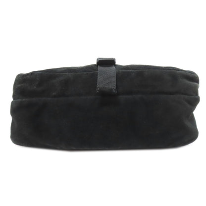 PRADA logo Shoulder Bag Suede Ladies [Used]