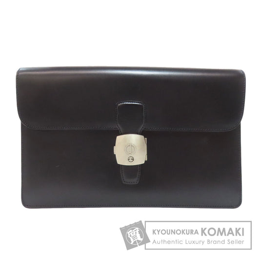 Dunhill logo business bag Leather mens [Used]