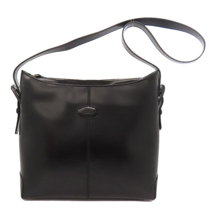 TODS logo Shoulder Bag Leather Ladies [Used]