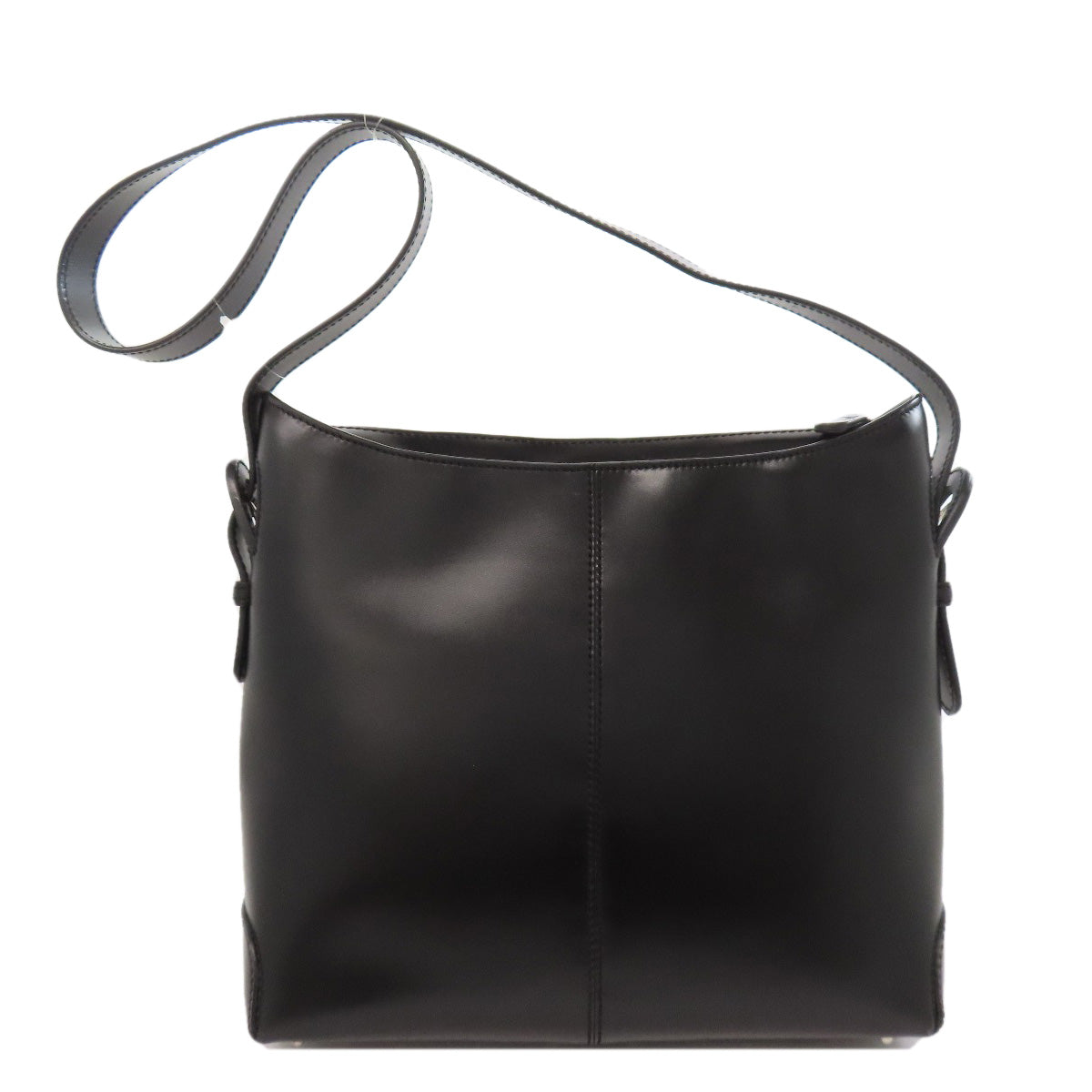 TODS logo Shoulder Bag Leather Ladies [Used]