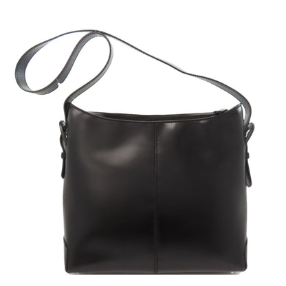 TODS logo Shoulder Bag Leather Ladies [Used]