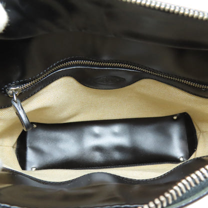 TODS logo Shoulder Bag Leather Ladies [Used]