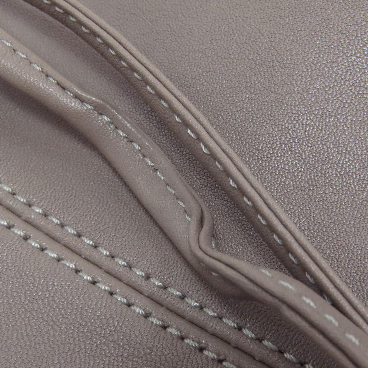 Longchamp logo Shoulder Bag Leather Ladies [Used]