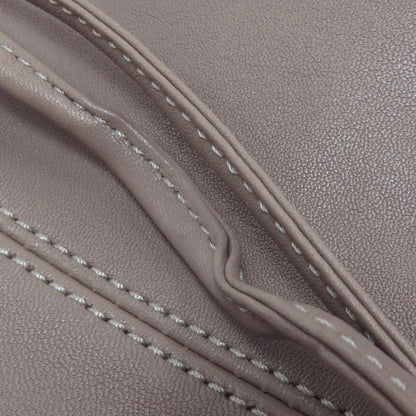 Longchamp logo Shoulder Bag Leather Ladies [Used]