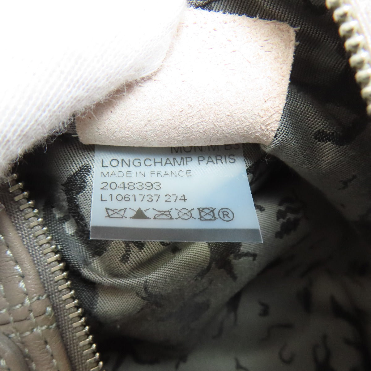 Longchamp logo Shoulder Bag Leather Ladies [Used]