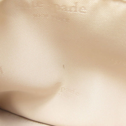 kate spade logo Shoulder Bag Leather Ladies [Used]