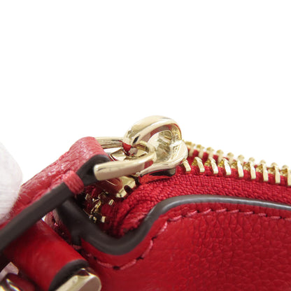 kate spade logo Shoulder Bag Leather Ladies [Used]