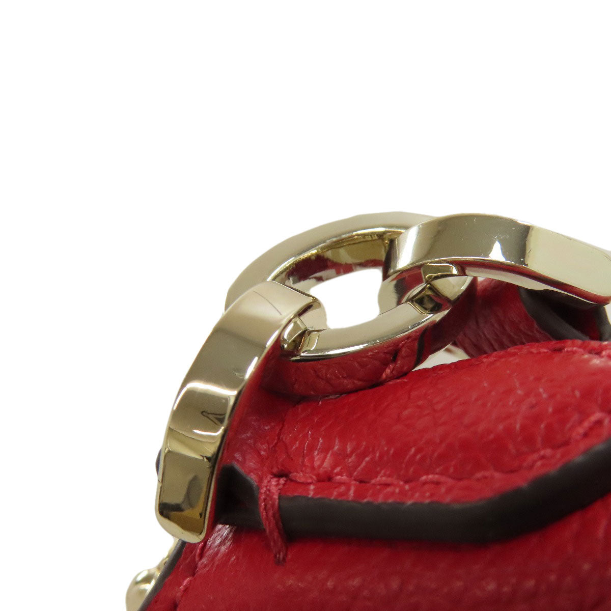 kate spade logo Shoulder Bag Leather Ladies [Used]