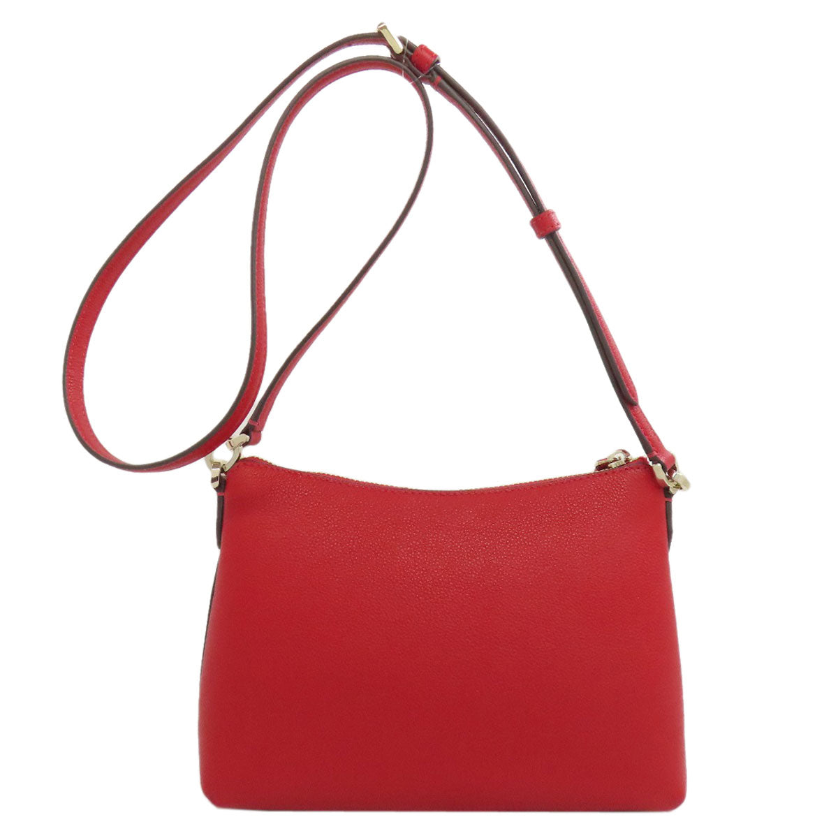 kate spade logo Shoulder Bag Leather Ladies [Used]