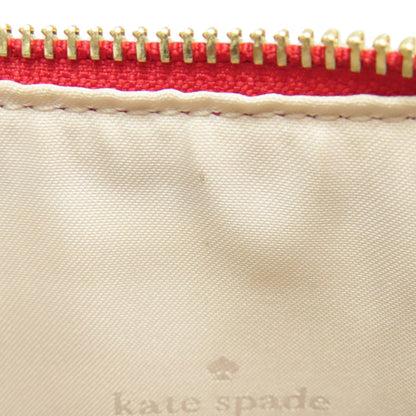 kate spade logo Shoulder Bag Leather Ladies [Used]