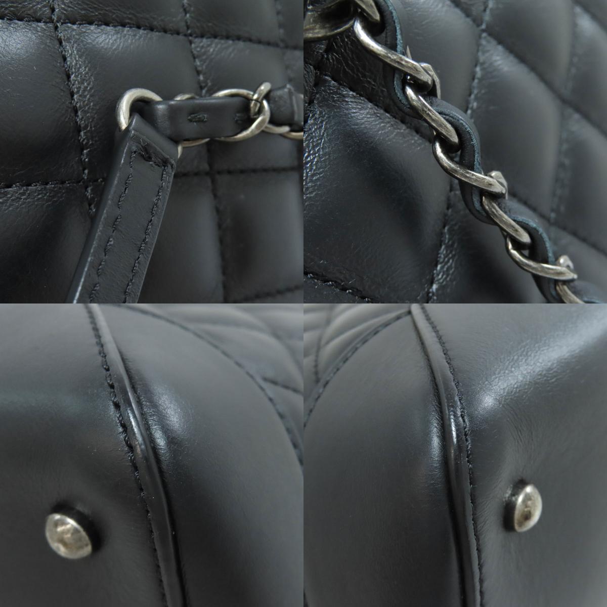 CHANEL Matelasse 2WAY Tote Bag Lambskin Ladies [Used]