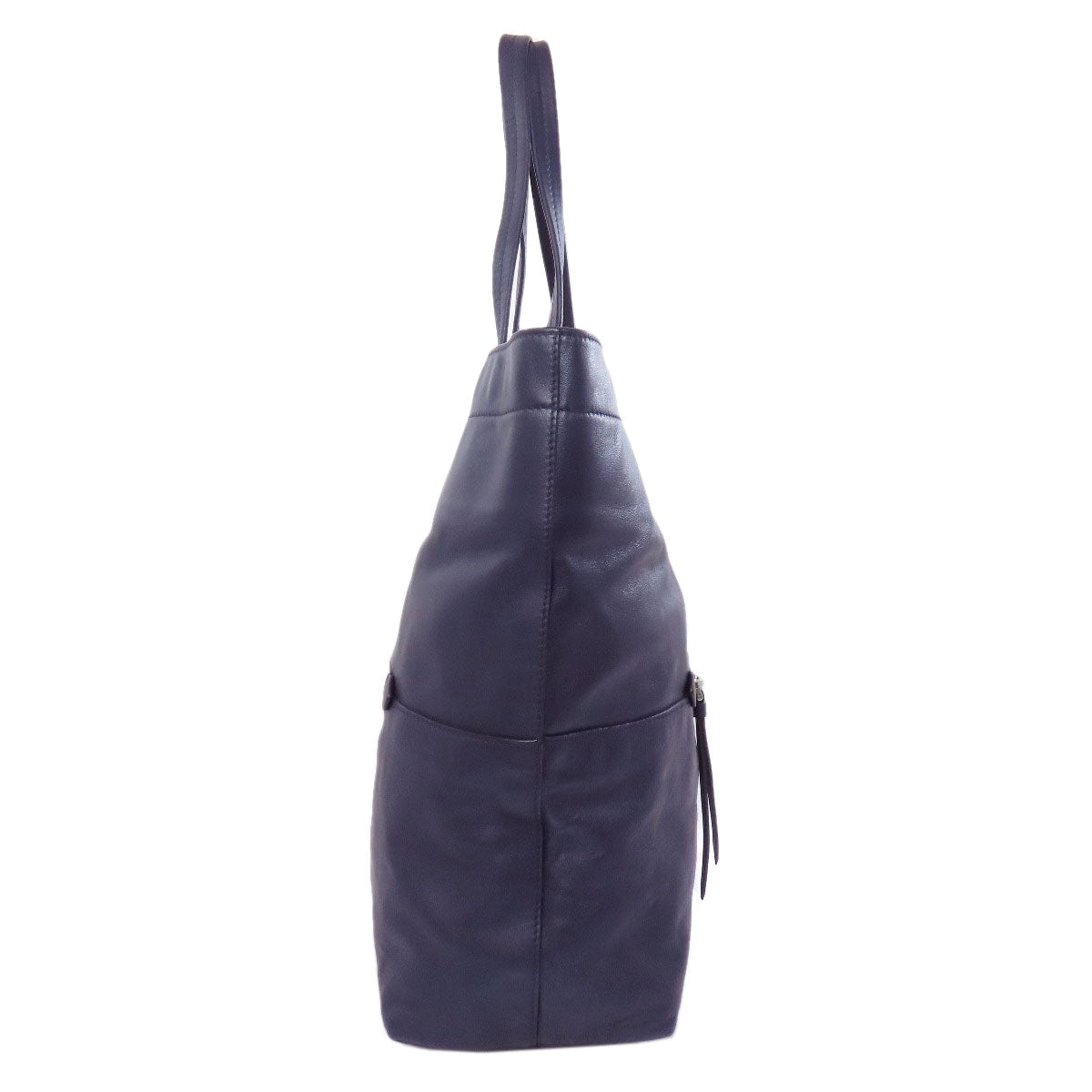 MIUMIU logo Tote Bag Leather Ladies [Used]