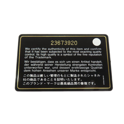 CHANEL COCO Mark SilverHardware Long wallet (with coin pocket) Calf Ladies [Used]