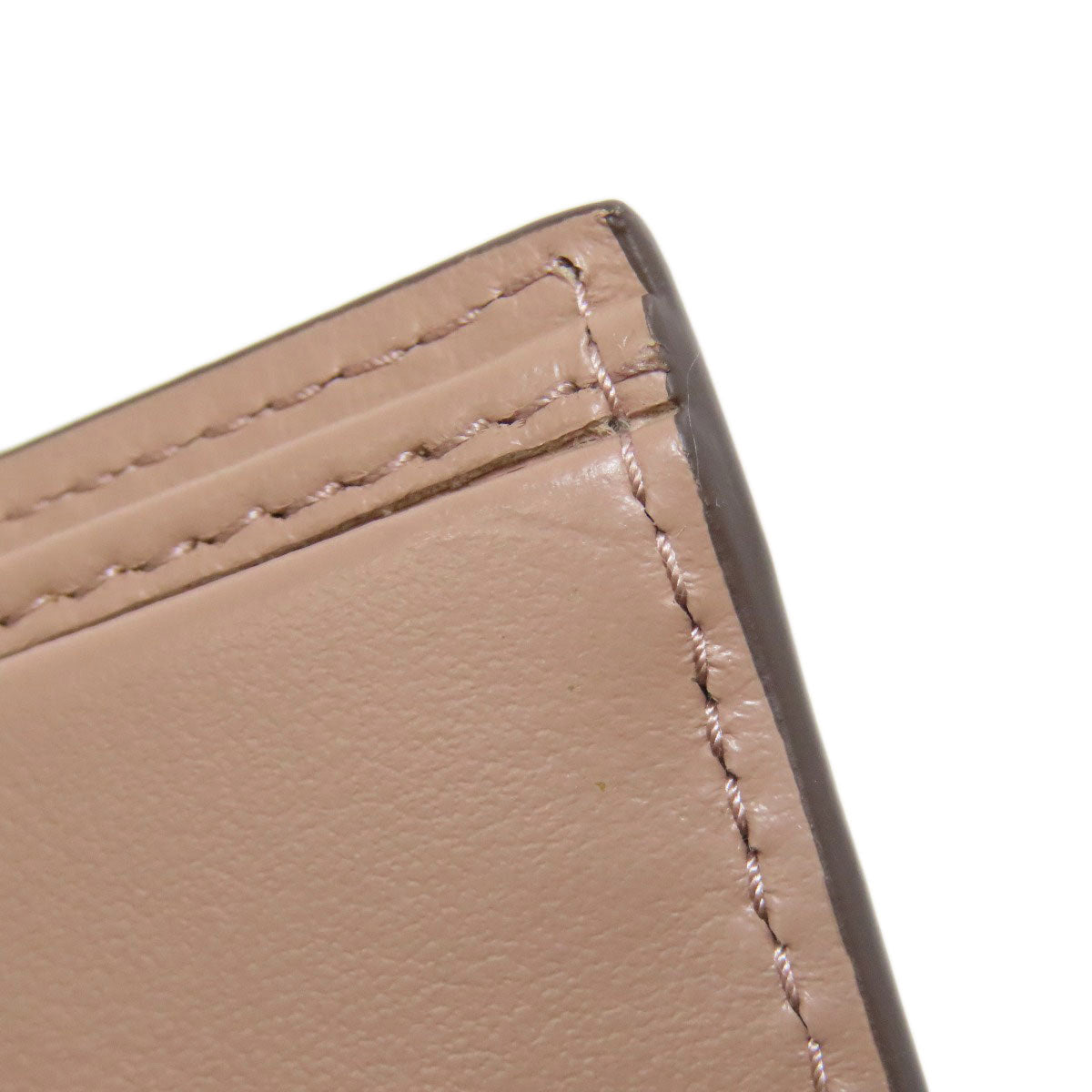 PRADA logo Bifold Wallet with Coin Pocket Leather Ladies [Used]