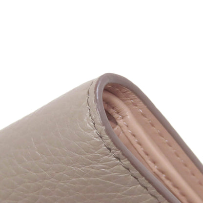 PRADA logo Bifold Wallet with Coin Pocket Leather Ladies [Used]