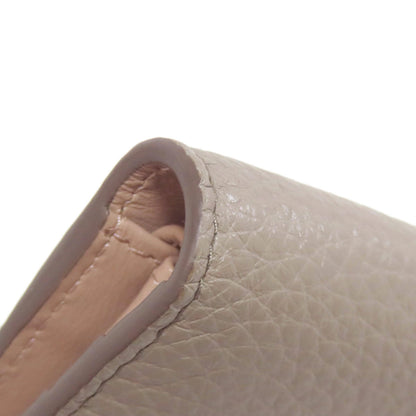 PRADA logo Bifold Wallet with Coin Pocket Leather Ladies [Used]